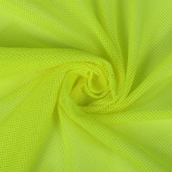 Сетка подкладочная трикотажная арт.TBY.0354 65г/м  ш.170см цв.F229 неон лайм, уп.5м