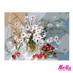 Картины по номерам Molly арт.KH0040/1 Букет ромашек (10 Цветов) 15х20 см