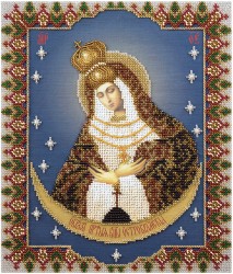Набор для вышивания PANNA арт. CM-1754 Икона Божией Матери Остробрамская 24х28,5 см