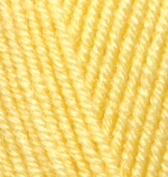 Пряжа для вязания Ализе Superlana klasik (25% шерсть/ 75% акрил) 5х100г/280м цв.187 лимонный упак (1 упак)