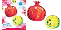 Набор для декорирования РТО арт.EHW016 Сочные фрукты 7,4х8,4; 6,7х6,2 см