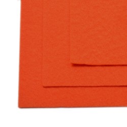 Фетр листовой жесткий IDEAL 1мм 20х30см арт.FLT-H1 уп.10 листов цв.628 оранжевый
