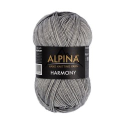 Пряжа ALPINA HARMONY (100% мериносовая шерсть) 10х50г/175м цв.12 св.серый