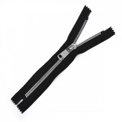 Молния MaxZipper трактор №5 1 замок TT, н/р 18см, цв.черн/серебро уп.50шт