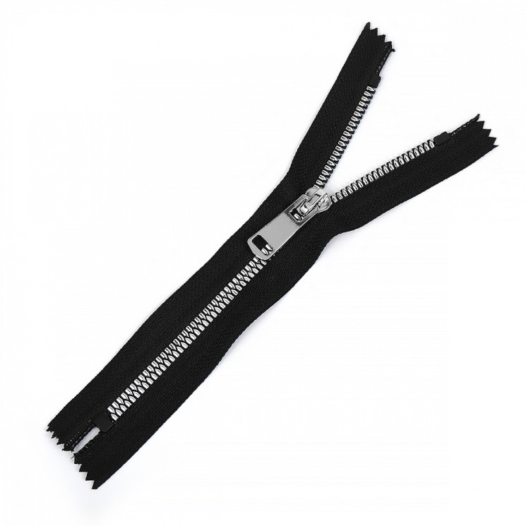 Молния MaxZipper трактор №5 1 замок TT, н/р 18см, цв.черн/серебро уп.50шт