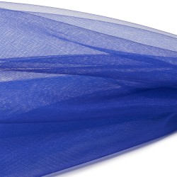 Фатин Кристалл средней жесткости блестящий арт.K.TRM шир.300см, 100% полиэстер цв. 37 К уп.5м - синий