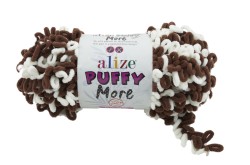 Пряжа для вязания Ализе Puffy More (100% микрополиэстер) 2х150г/11,5м цв.6288