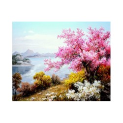 Картины по номерам Molly арт.KH0237 Цветение сакуры (26 цветов) 40х50 см