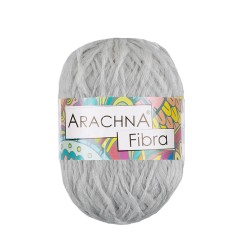 Пряжа ARACHNA Fibra (100% полиэфир) 10х50г/200м цв.12 св.серый