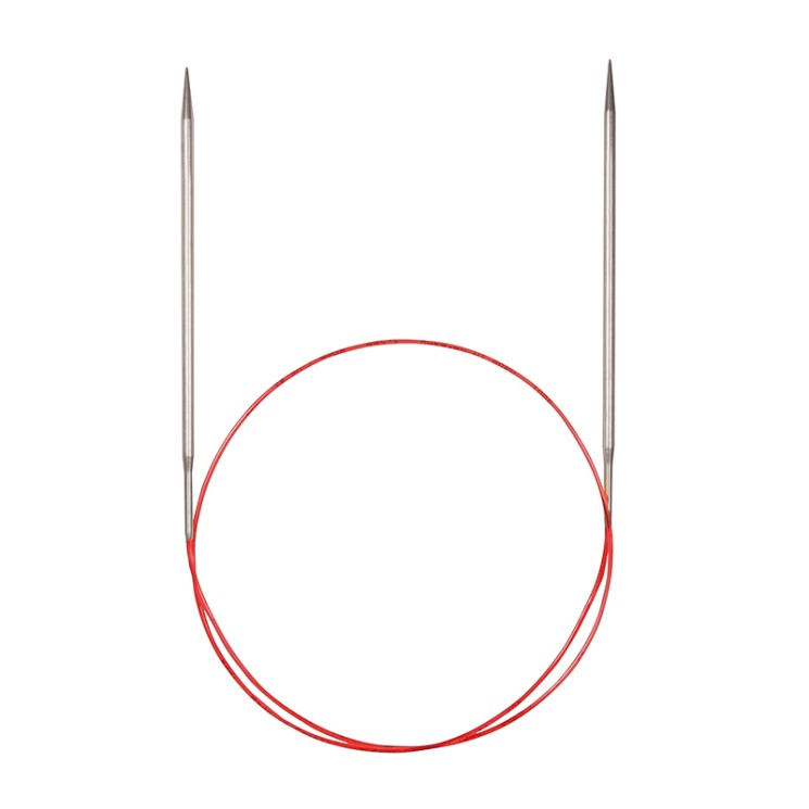 Спицы круговые с удлиненным кончиком addiClassic Lace №6,5 100 см