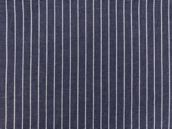 Ткань джинс FD "Полоска-1" КЛ.26012 (40%п/э, 60%х/б) 48х50см цв.т.синий