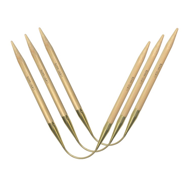 Спицы чулочные гибкие бамбук addiCraSyTrio BAMBOO LONG №4,5 30 см