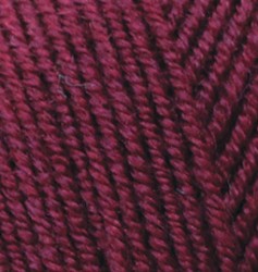 Пряжа для вязания Ализе Superlana klasik (25% шерсть/ 75% акрил) 5х100г/280м цв.495 бордо упак (1 упак)