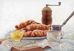 Набор для вышивания МП СТУДИЯ арт.НВ-655 Французский завтрак 21х19 см