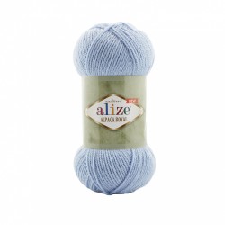 Пряжа для вязания Ализе Alpaca Royal New (55% акрил, 30% шерсть, 15% альпака) 5х100г/250м цв.356 голубой