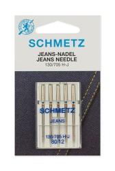 Иглы для джинсы Schmetz 130/705H-J № 80, уп.5 игл
