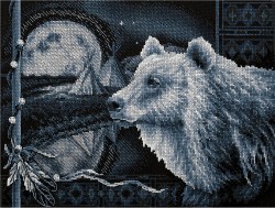 Набор для вышивания PANNA арт. J-1714 Предание о медведе 32,5х24 см