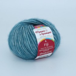 Пряжа для вязания ТРО "Фиджи" (20% мериносовая шерсть, 60% хлопок, 20% акрил) 5х50г/95м цв.0014 морская волна