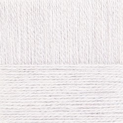 Пряжа для вязания ПЕХ "Ангорская тёплая" (40% шерсть, 60% акрил) 5х100г/480м цв.001 белый