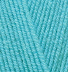 Пряжа для вязания Ализе Superlana klasik (25% шерсть/ 75% акрил) 5х100г/280м цв.467 бирюзовый упак (1 упак)