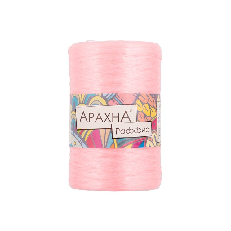 Пряжа ARACHNA Raffia (100% полипропилен) 5х50г/200м цв.11 св.красный