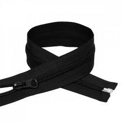 Молния MaxZipper пласт. спираль №5-N 40см цв.F322 черный уп.10шт