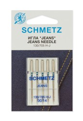 Иглы для джинсы Schmetz 130/705H-J № 90, уп.5 игл