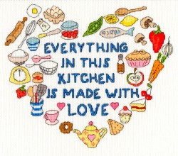 Набор для вышивания Bothy Threads арт.XJA8 Heart of the Kitchen (Сердце кухни) 25х22 см