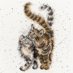 Набор для вышивания Bothy Threads арт.XHD60 Feline Good (Кошачьи нежности) 26х26 см