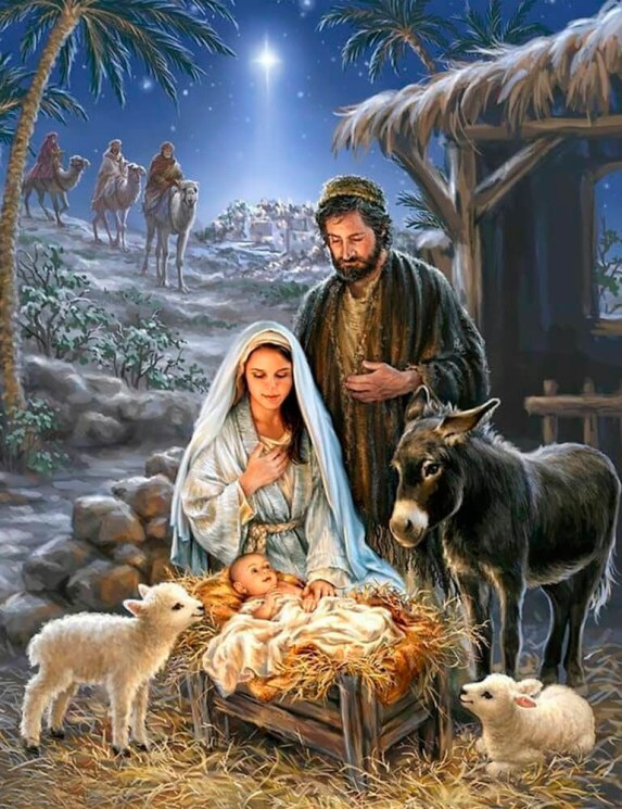 Картины по номерам Рождество Христово MG2152 40х50 тм Цветной