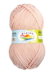 Пряжа ALPINA MARTA (100% тактифил) 5х100г/120м цв.030 пыльно-розовый