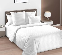 Ткань Перкаль 110 г/м 100% хлопок шир.235 см арт.D.662176П255 цв.белый рул.33м (±5м)