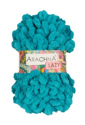 Пряжа ARACHNA LAZY (100% микрополиэстер) 5х100г/8,5м цв.12 морская волна