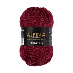 Пряжа ALPINA HARMONY (100% мериносовая шерсть) 10х50г/175м цв.09 бордовый