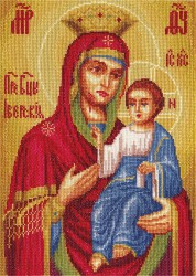 Набор для вышивания PANNA арт. CM-1322 Икона Божией Матери Иверская 23х31 см