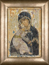 Набор для вышивания THEA GOUVERNEUR арт.531A Владимирская икона Божией Матери 22х34 см