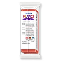 FIMO Soft полимерная глина, запекаемая в печке, уп. 350г цв.индийский красный арт.8022-24