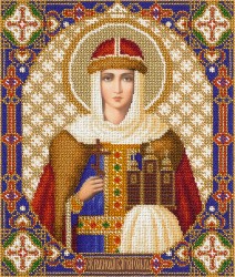 Набор для вышивания PANNA арт. CM-1879 Икона Святой равноапостольной княгини Ольги Российской 25,5х30,5 см