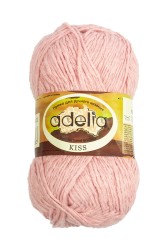 Пряжа ADELIA KISS (100% полиэстер) 10х50г/145м цв.20 св.гр.розовый