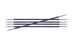 29033 Knit Pro Спицы чулочные Royale 3мм /20см, ламинированная береза, фиолетовый, 5шт