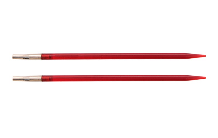 51251 Knit Pro Спицы съемные Trendz 3,5мм для длины тросика 28-126см, акрил, красный, 2шт