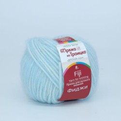 Пряжа для вязания ТРО "Фиджи" (20% мериносовая шерсть, 60% хлопок, 20% акрил) 5х50г/95м цв.0060 св.голубой