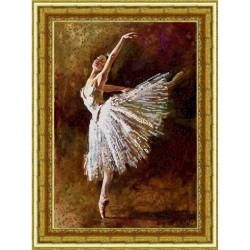 Рисунок на ткани (Бисер) КОНЁК арт. 9840 Балерина 29х39 см