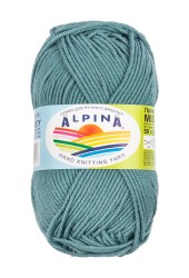 Пряжа ALPINA MISTY (70% хлопок, 30% шерсть) 10х50г/105м цв.20 гр.серо-голубой