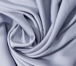 Ткань шелк Армани 89 г/м2 97% полиэстер, 3% спандекс шир.148 см арт.Р.11284.15 цв.15 светло-серый уп.25м
