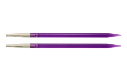 51255 Knit Pro Спицы съемные Trendz 5мм для длины тросика 28-126см, акрил, фиолетовый, 2шт