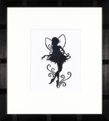 Набор для вышивания LANARTE арт.PN-0008195 Cute Little Fairy Silhouette 11,5х14 см