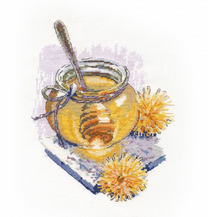 Набор для вышивания ОВЕН арт. 1355 Весенний мёд 16 22 см