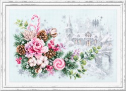 Набор для вышивания ЧУДЕСНАЯ ИГЛА арт.100-244 Рождественское настроение 32x22 см
