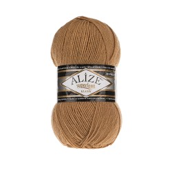 Пряжа для вязания Ализе Superlana klasik (25% шерсть/ 75% акрил) 5х100г/280м цв.499 беж упак (1 упак)